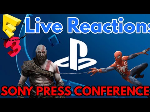 Sony Playstation Press Briefing - Live Reactions (E3 2017): God of War, Spider-Man, and more!