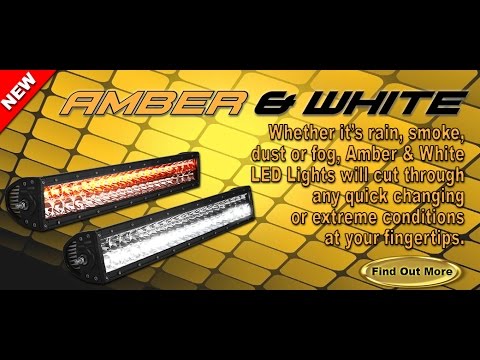 Rigid industries LED E Series Amber / White - Spot Flood Combo Overview