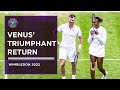 Venus Williams and Jamie Murray Start Mixed Doubles in Style | Wimbledon 2022