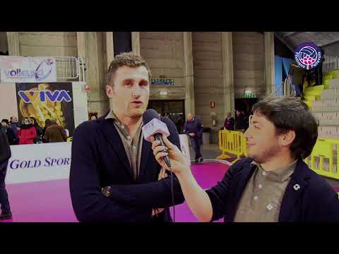 14a Giornata: Scandicci - Filottrano 3-0. Coach Filippo Schiavo in Mixed Zone