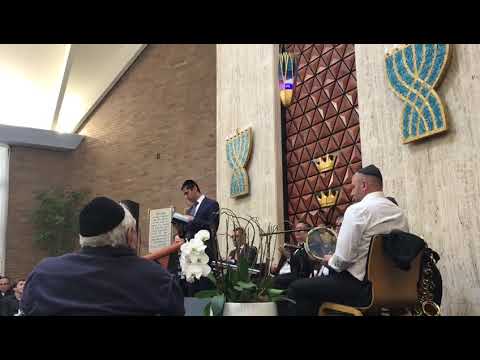 Hazan Yair Hamra memorial for Hazan Moe Tawil A"H  Deal NJ 2018