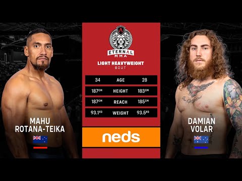 ETERNAL 69 - MAHU ROTANA-TEIKA VS DAMIAN VOLAR - MMA FIGHT VIDEO