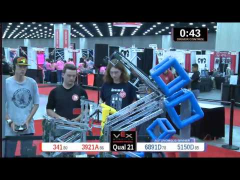 2015 VRC Engr Q21 - 341 3921A vs 6891D 5150D - 27 to 48 - VEX Worlds 2015 - Engineering Division