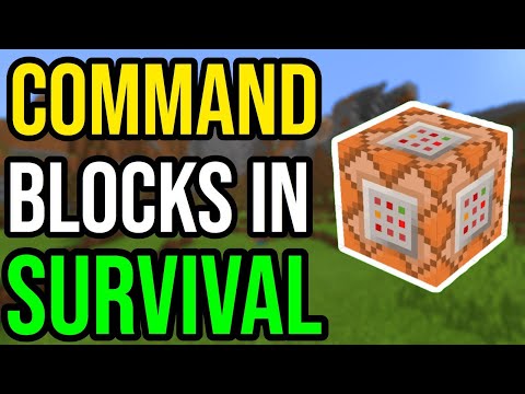 How To Get WORKING Command Blocks In Minecraft Survival Mode Without Cheats (PS4/Xbox/PE/Bedrock)