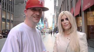 DJ Jay Ski (Skratch Makaniks Crew) And Pop Star Karina Bradley in NYC