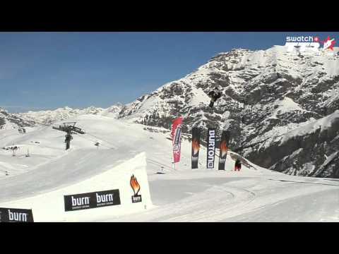 Slopestyle Finals of the TTR Burn River Jump - Ulrik Badertscher taking the Win