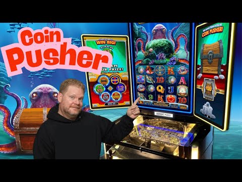 What is this? Coin Pusher Slot Machine!!