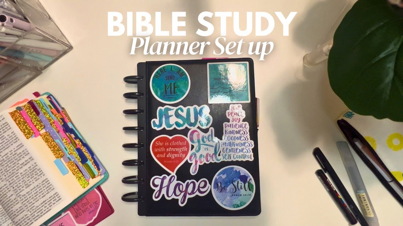 Bible Study Planner Flip Through and update