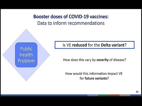Aug 30, 2021 ACIP Meeting - Discussion; VOTE; COVID-19 booster doses