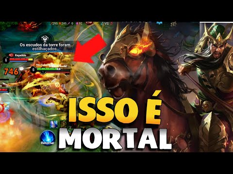 COMO JOGAR de GUAN YU e DESTRUIR - Gameplay Honor of Kings