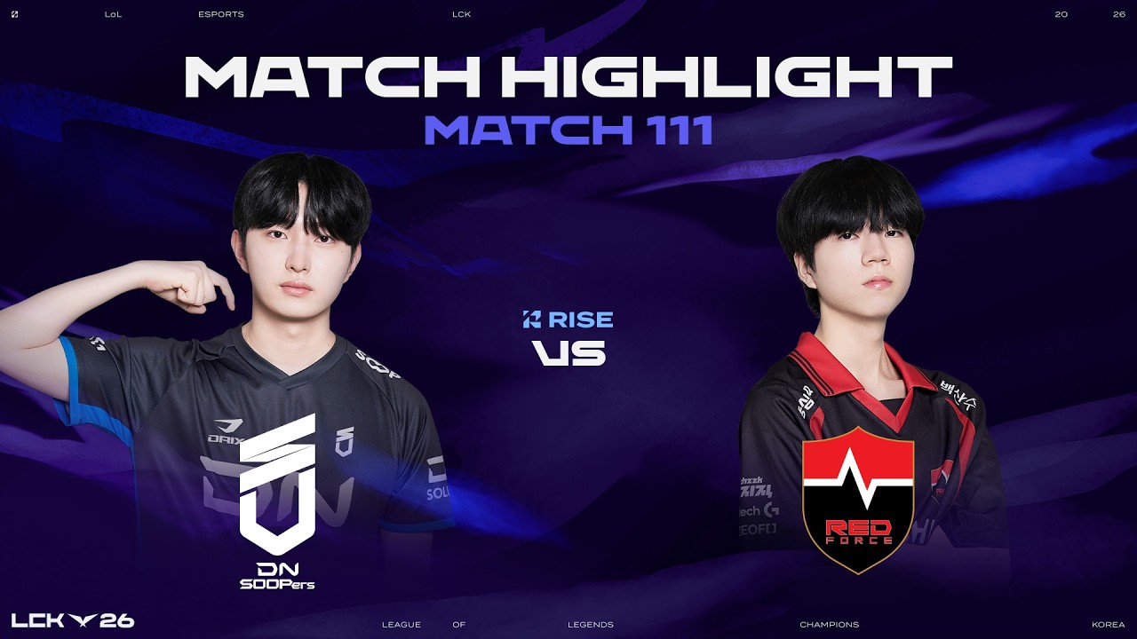 DNS vs NS | 매치 111 하이라이트 | 2026 LCK
