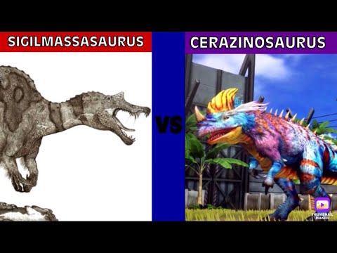 Siglimassasaurus vs Cerazinosaurus | Dinosaurs vs Hybrid Dinosaurs [S1E3]