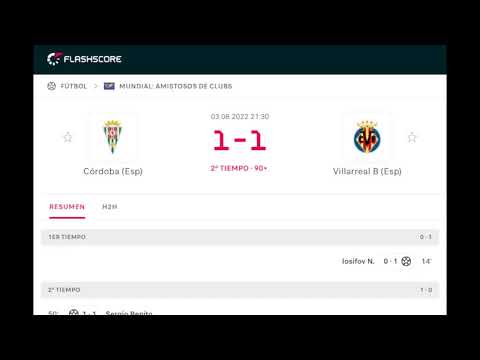 Cordoba vs Villarreal B