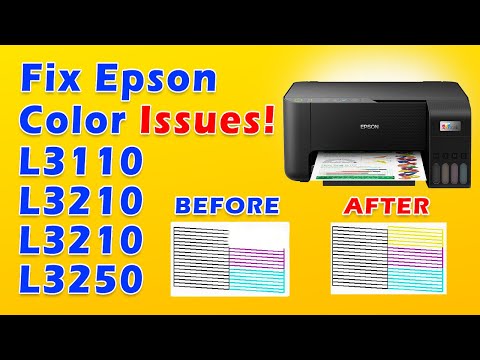 Printer Not Printing Color Epson