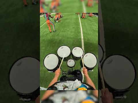 Vocals + Clean Drumming = Great Go Pro video - Boston Crusaders 2025 Victory Run - #marchingvlogs