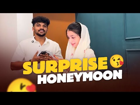 When we surprised them with our first honeymoon trip 😍😍