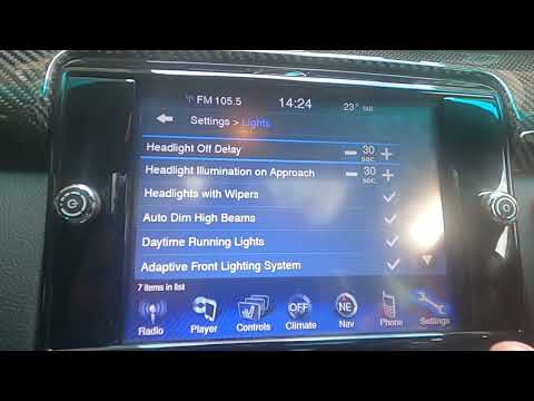 How to Enable or Disable Adaptive Front Lighting System in Maserati Quattroporte II ( 2013 – now )