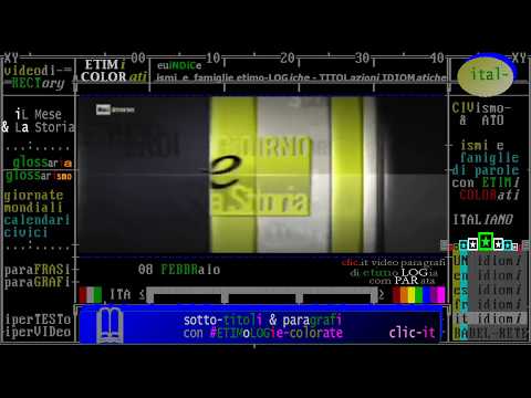 VIDEO-TEST  introduzione: Oggi è l' 8 FEBBRAIO -Accadde questo Mese - || bitrate basso testing