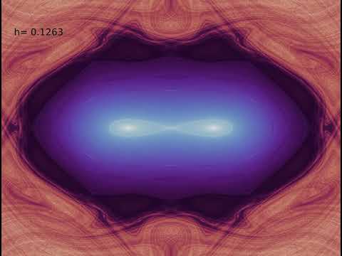 Hamiltonian pitchfork bifurcation of a periodic orbit using Lagrangian descriptors