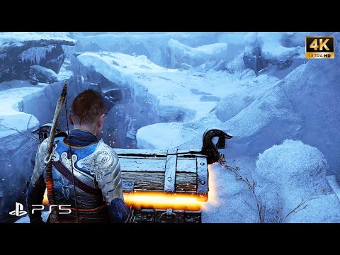 God of War Ragnarok｜Atreus tries to open a chest like his father｜4k60