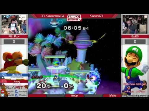 CFLS64 - PG | Plup (Samus) vs BluEG (Luigi)