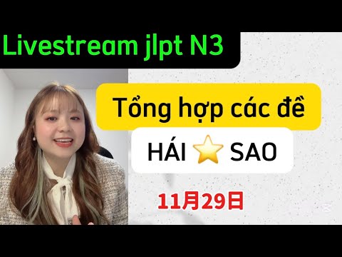 Tổng hợp sắp câu, hái sao JLPT N3 từ 2010-2019 cùng sei Thuận