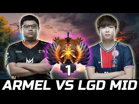 ARMEL VS TOP 1 MMR SEA NOTHINGTOSAY - TNC VS LGD MID DOTA 2