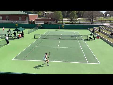 Daniella Dimitrov gets singles win over Oklahoma.