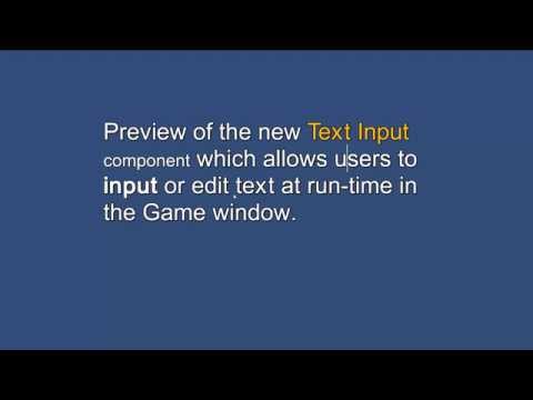 Text Mesh Pro - Text Input Component Preview