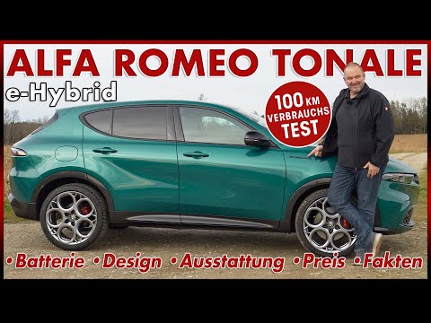 Alfa Romeo Tonale e-Hybrid 100 km Verbrauch Test | Motor Reichweite Preis Review Daten Deutsch 2023