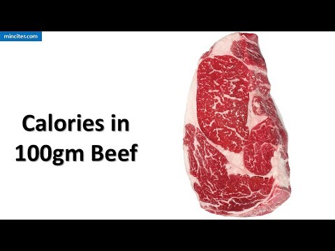 Know about Calories in 100gm Beef