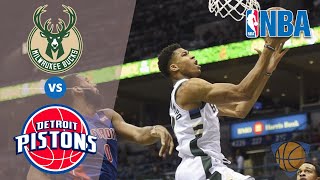 Milwaukee Bucks vs Detroit Pistons - 4th Quarter Game Highlights | February 20, 2020 NBA Season
