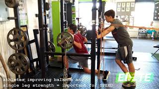 Split Squats With Chains