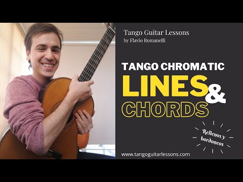 How to play tango - Chromatic lines & chords (rellenos y bordoneos)