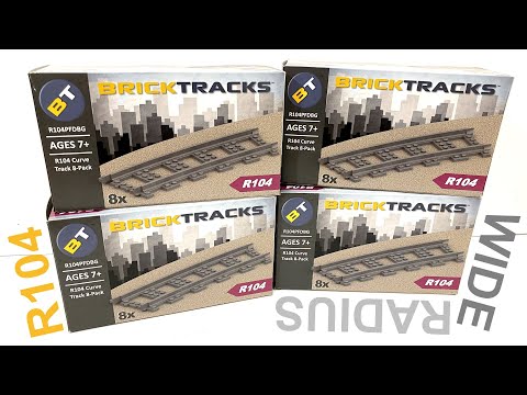 LEGO Compatible BrickTracks R104 Curves Mini Review