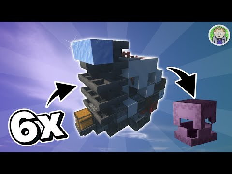 6x Hopper Speed Sorting Shulker Loader