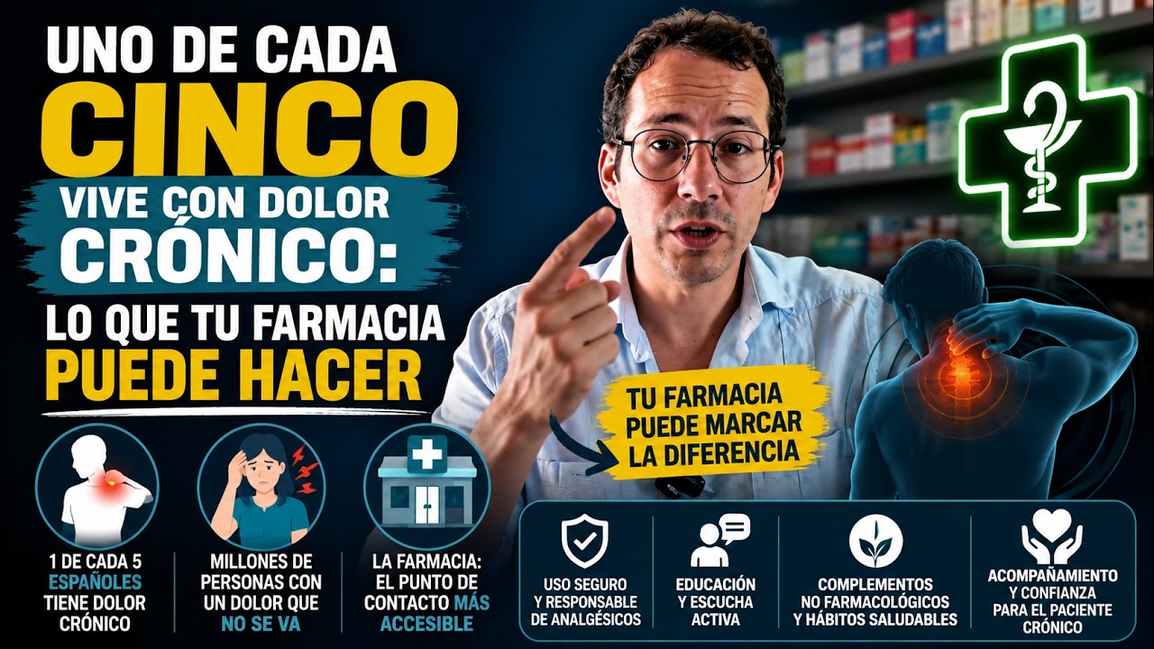 Uno de cada cinco vive con dolor crónico: lo que tu farmacia puede hacer y nadie hace