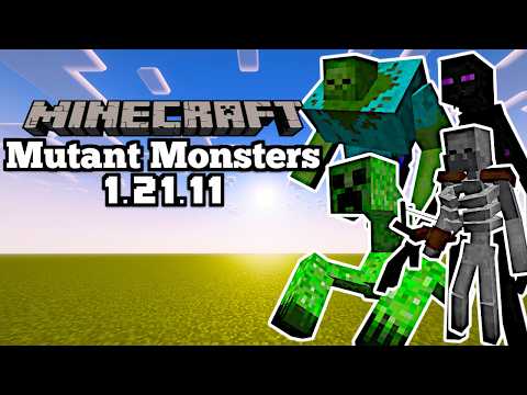 *NEW* Mutant Monsters Mod Update - Minecraft 1.21.11 (Mod Showcase)