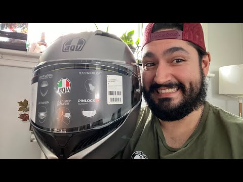 AUSPACKEN EINES MOTORRADHELMS - AGV K3 UNBOXING ASMR