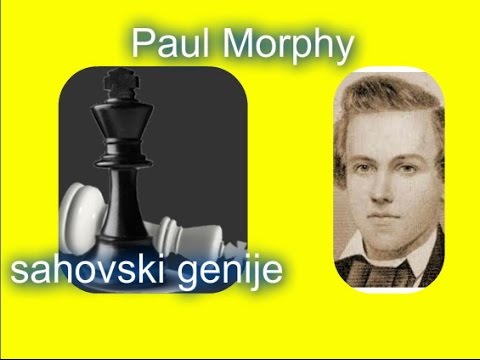 Tako igra sahovski genije MORPY vs  ROUSSEAU # 218 sah i mat