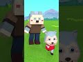Real Dad VS Minecraft Dad Funny Kids Wolfoo3D Wolfoosong