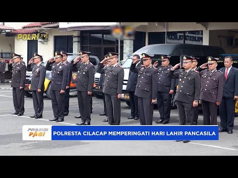 POLRESTA CILACAP MENGGELAR UPACARA PERINGATAN HARI LAHIR PANCASILA