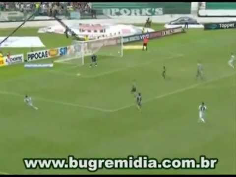 Gol de Bruno Mendes - Guarani 3x1 Palmeiras - Narração de Carlos Batista - 08-04-2012