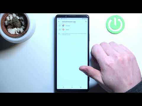How to Change Default Browser on SONY Xperia Pro-I - Make Opera As Deafult Browser
