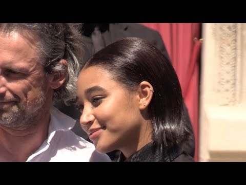 EXCLUSIVE : Ellie Bamber at 2019 Chanel Haute Couture after lunch in Paris