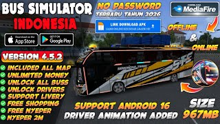 Download lagu UPDATE !! Bus Simulator Indonesia Mod Apk V4.5.2 Terbaru 2026 - Free Nyeper 2M & Include All Maps mp3