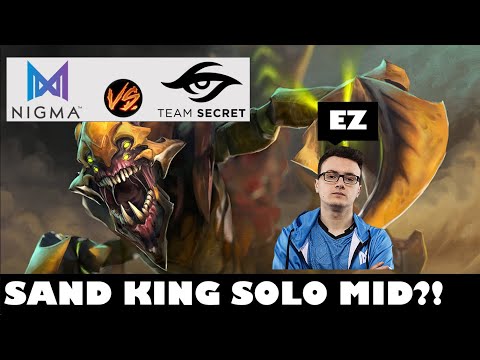 Miracle Sand King Player Perspective |  Nigma VS. Team Secret