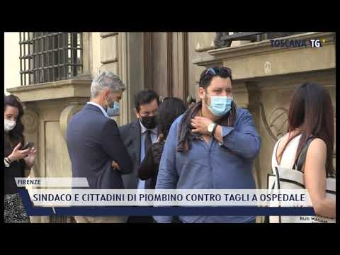 2021-06-09 FIRENZE - SINDACO E CITTADINI DI PIOMBINO CONTRO TAGLI A OSPEDALE