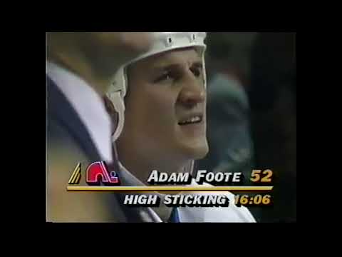 Nordiques vs Canadiens start of the season 1993 94