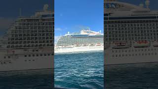 Enchanted Princess cruising into St. Thomas, USVI